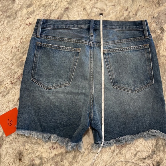 NEW Frame Le Stevie Short Sunset Cove Denim Cutoff - Picture 9 of 9